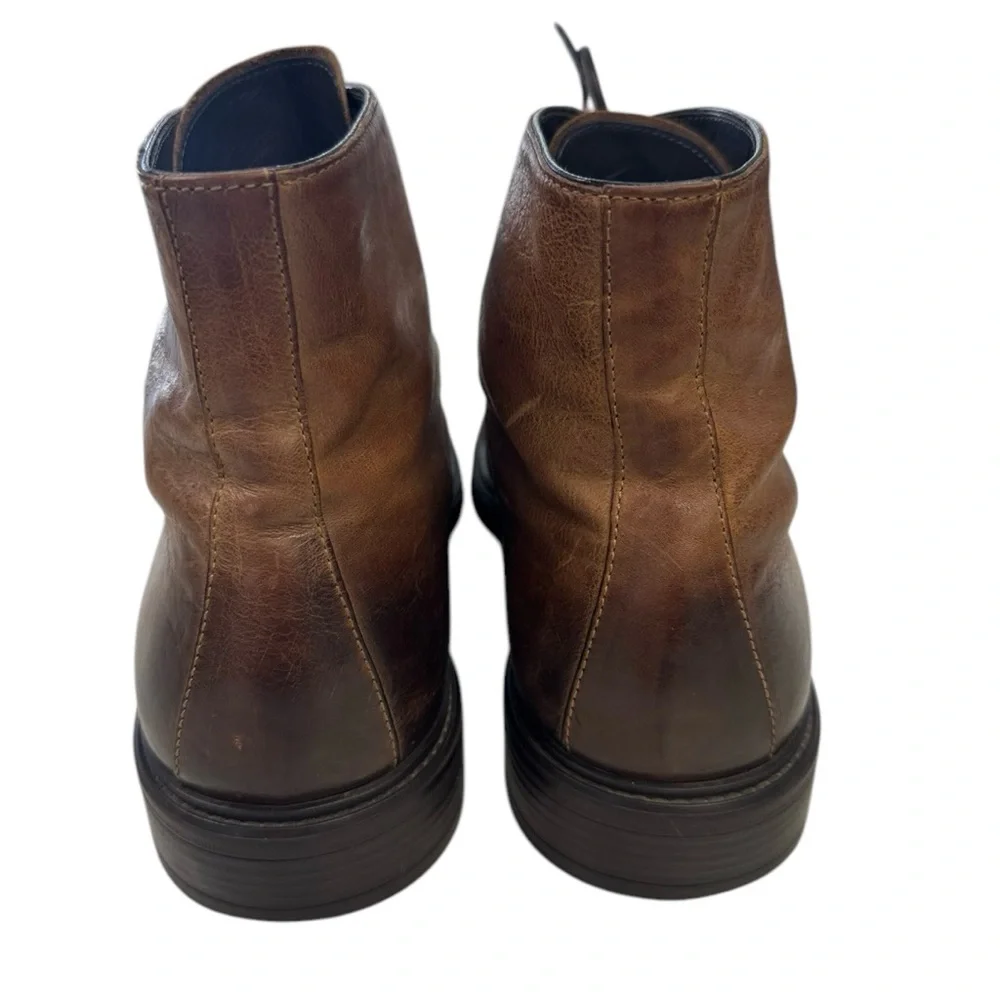 To Boot New York Adam Derrick Cap Toe Boot Italian Calf Leather Sz.10